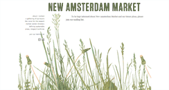 Desktop Screenshot of newamsterdammarket.org