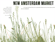 Tablet Screenshot of newamsterdammarket.org